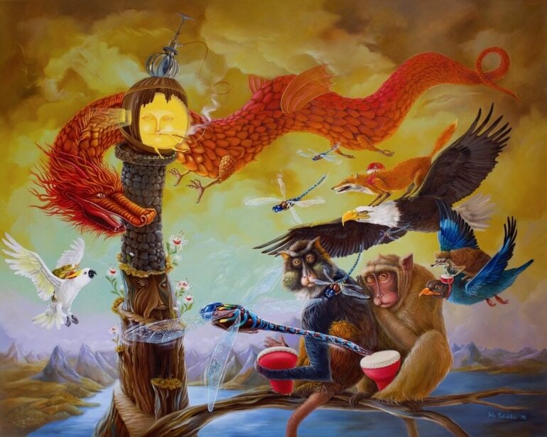Yulia Pustoshkina - Animal Painting - 31
