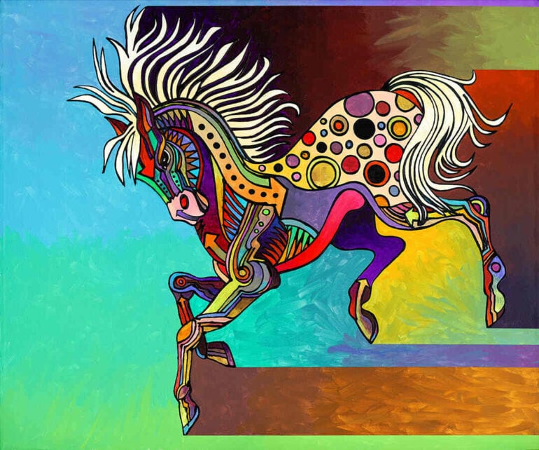 Bob Coonts - Horse Painting - 1
