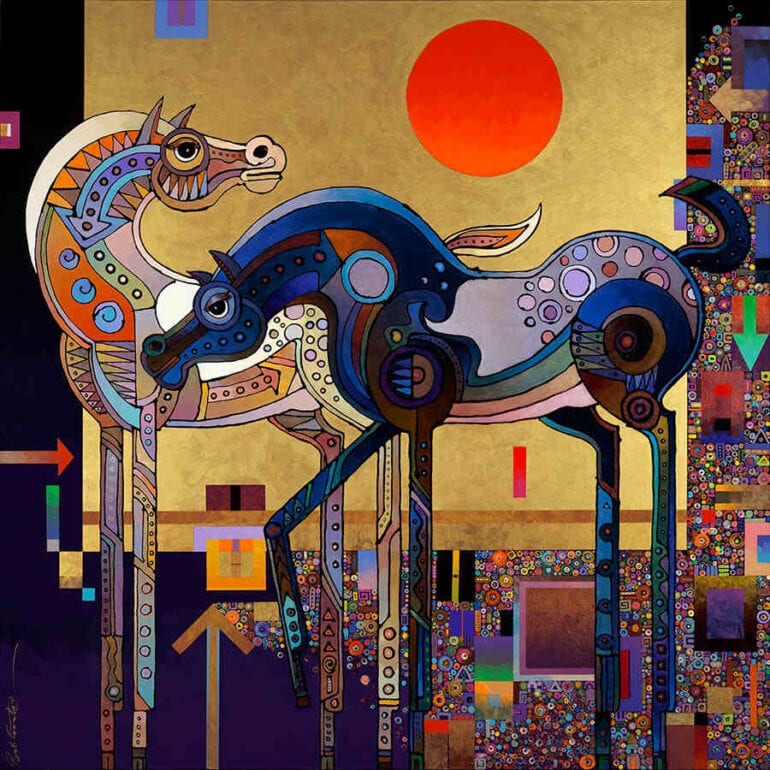 Bob Coonts - Horse Painting - 2