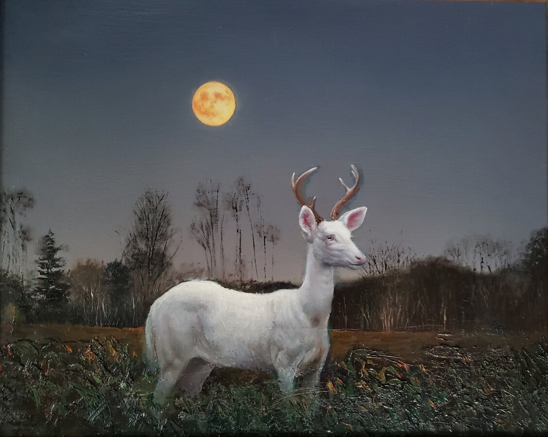 Courtney Alnutt - Deer Painting - 1