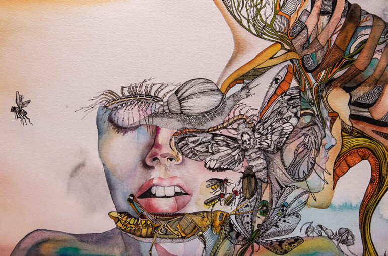 Hilary Martin of Alchemy of the Pen - Figurative Drawing - 1