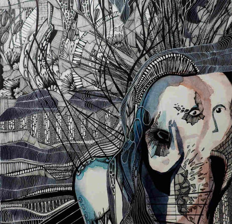 Hilary Martin of Alchemy of the Pen - Figurative Drawing - 2