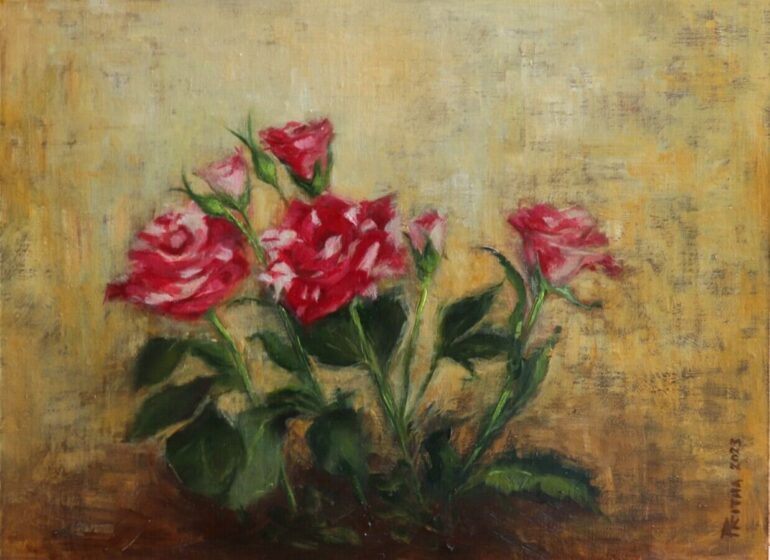 Pritha-Bhadra-Flower Painting-3